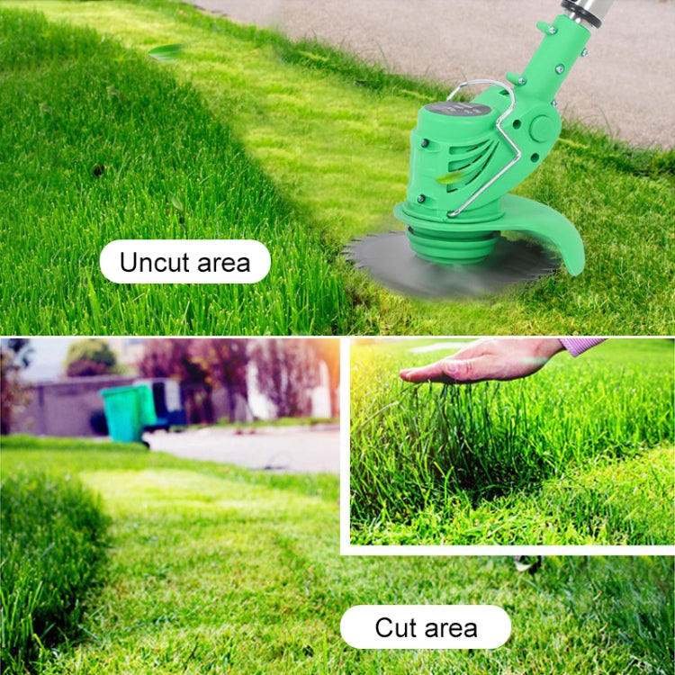 12V 2000mAh Household Portable Rechargeable Electric Lawn Mower Weeder, Plug Type:US Plug(Green) - Lawn Mower, Saws & Accessories by buy2fix | Online Shopping UK | buy2fix