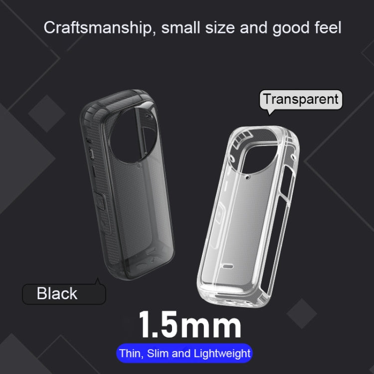 For Insta360 X4 Clear 1.5mm Soft TPU Protective Case Single Cover(Transperant) - Case & Bags by buy2fix | Online Shopping UK | buy2fix