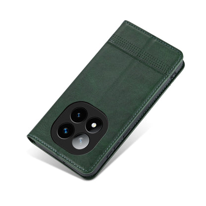 For Redmi Note 14 Pro 5G AZNS Magnetic Calf Texture Flip Leather Phone Case(Dark Green) - Note 14 Pro Cases by AZNS | Online Shopping UK | buy2fix