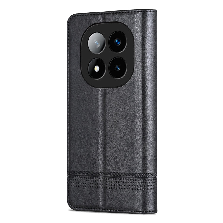 For Redmi Note 14 Pro+ 5G AZNS Magnetic Calf Texture Flip Leather Phone Case(Black) - Note 14 Pro+ Cases by AZNS | Online Shopping UK | buy2fix