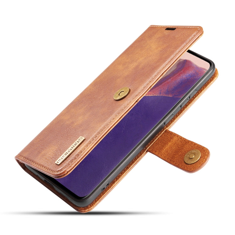 For Samsung Galaxy Note20 DG.MING Crazy Horse Texture Flip Detachable Magnetic Leather Case with Holder & Card Slots & Wallet(Brown) - Galaxy Note20 Cases by DG.MING | Online Shopping UK | buy2fix