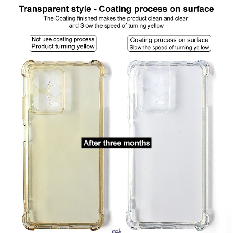 For OPPO K12x imak Shockproof Airbag TPU Phone Case(Transparent) - OPPO Cases by imak | Online Shopping UK | buy2fix