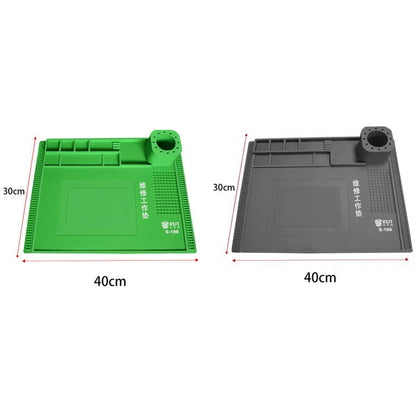 BEST S-190 High-temperature Resistant Silicone Pad Workbench Pad(Green) - Working Mat by BEST | Online Shopping UK | buy2fix