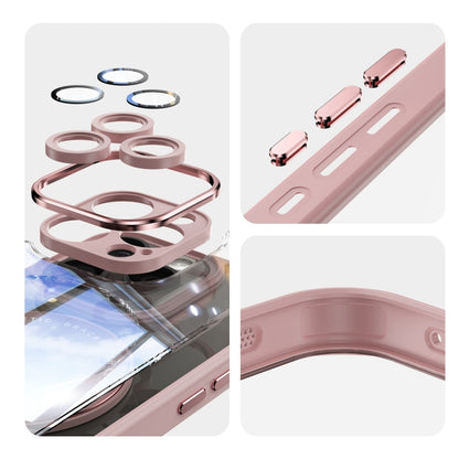 For iPhone 13 Pro Max 360 Holder Magsafe Acrylic Hybrid TPU Phone Case(Pink) - iPhone 13 Pro Max Cases by buy2fix | Online Shopping UK | buy2fix