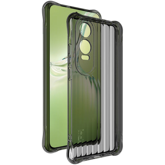 For OPPO K12x 5G IMAK Corrugated Texture Airbag TPU Phone Case(Transparent Black) - OPPO Cases by imak | Online Shopping UK | buy2fix