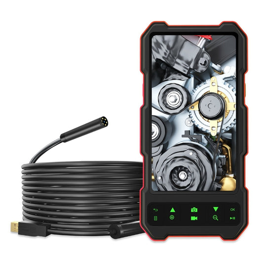 T21 4.5 inch IPS Color Screen 5.5mm Single Camera Split Hard Cable Industrial Endoscope, Length:3.5m(Black Red) -  by buy2fix | Online Shopping UK | buy2fix