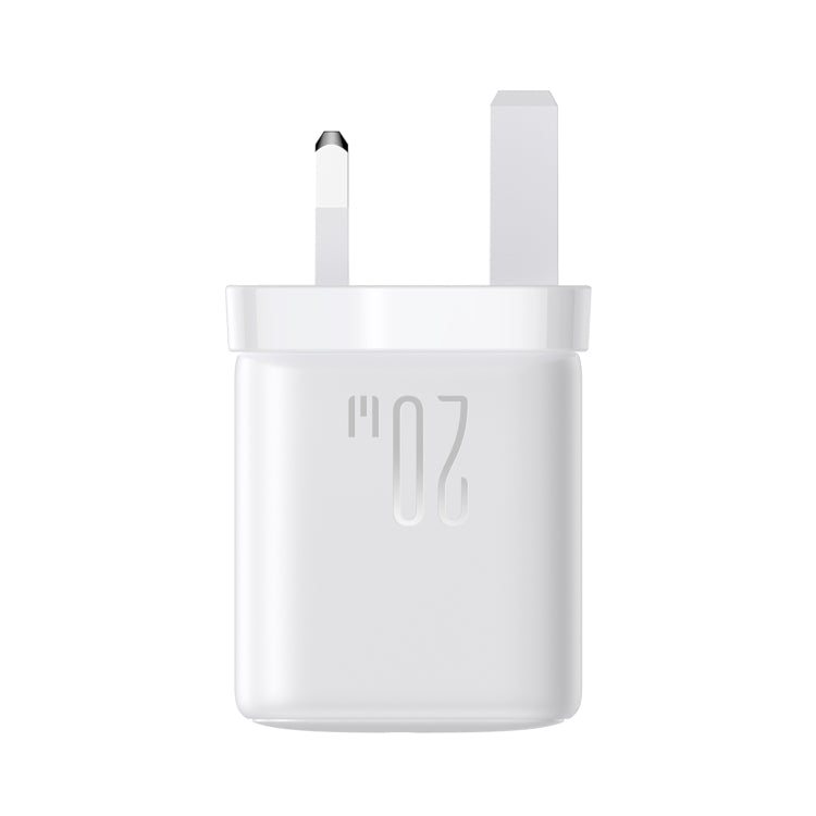 JOYROOM JR-TCF20 PD20W Type-C Port Charger Kit with Type-C to Type-C Cable, Plug:UK Plug(White) - USB Charger by JOYROOM | Online Shopping UK | buy2fix