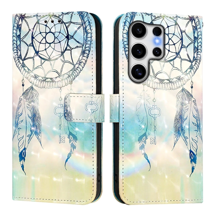 For Samsung Galaxy S25 Ultra 5G 3D Painting Horizontal Flip Leather Phone Case(Dream Wind Chimes) - Galaxy S25 Ultra 5G Cases by buy2fix | Online Shopping UK | buy2fix