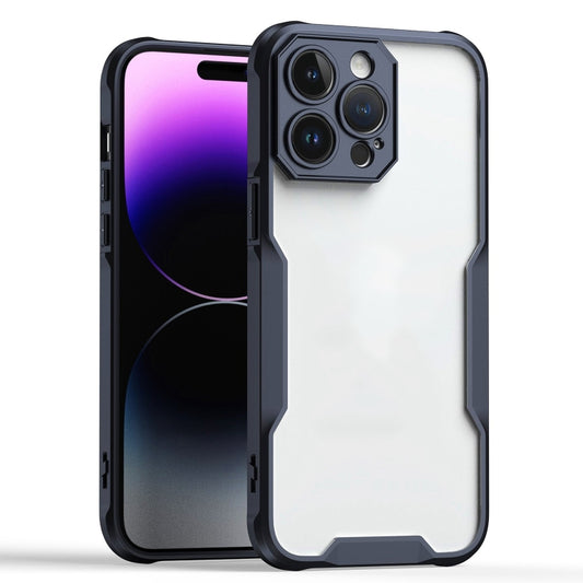 For iPhone 14 Pro Armor Shockproof PC Hybrid TPU Phone Case(Black) - iPhone 14 Pro Cases by buy2fix | Online Shopping UK | buy2fix