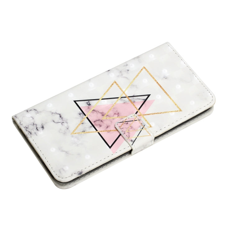 For Samsung Galaxy S25 Ultra 5G Oil Embossed 3D Drawing Leather Phone Case(Triangular Marble) - Galaxy S25 Ultra 5G Cases by buy2fix | Online Shopping UK | buy2fix