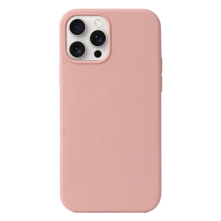 For iPhone 16 Pro Max Liquid Silicone Phone Case(Cherry Blossom Pink) - iPhone 16 Pro Max Cases by buy2fix | Online Shopping UK | buy2fix