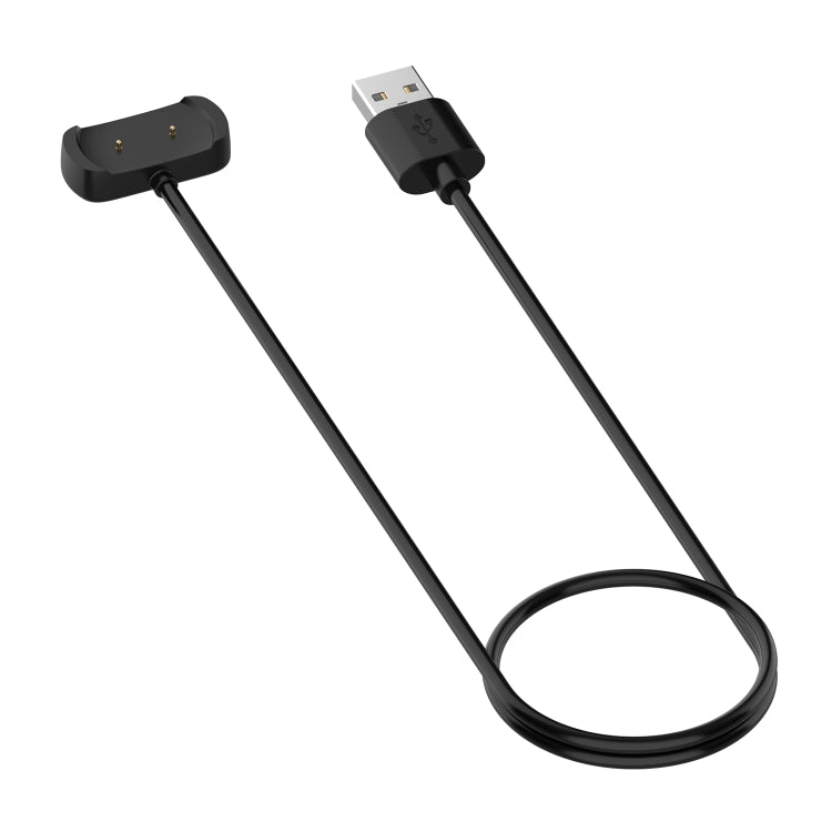 For Amazfit Bip 5 Unity A2324 Smart Watch Magnetic Charging Cable, Length: 1m(Black) - Charger by buy2fix | Online Shopping UK | buy2fix