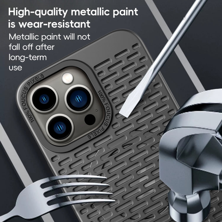 For iPhone 13 Pro Hollow Cooling MagSafe Phone Case(Silver) - iPhone 13 Pro Cases by buy2fix | Online Shopping UK | buy2fix