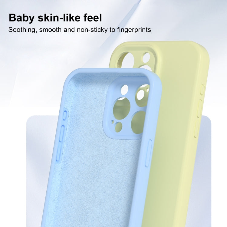 For iPhone 16 Pro Precise Hole Liquid Silicone Jelly Color Full Coverage Phone Case(White) - iPhone 16 Pro Cases by buy2fix | Online Shopping UK | buy2fix