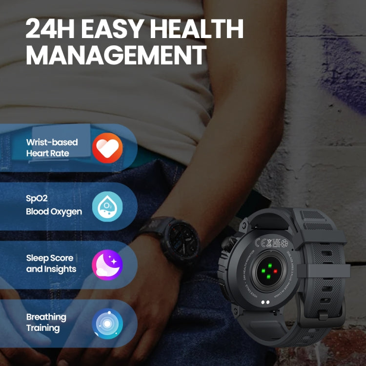 Zeblaze Ares 3 Plus 1.43 inch Fitness & Wellness Smart Watch Supports 24H Health Monitoring(Flame Red) - Smart Watches by Zeblaze | Online Shopping UK | buy2fix