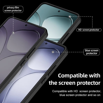 For Redmi K70 Ultra Armor Clear TPU Hard PC Phone Case(Matte Black) - Xiaomi Cases by buy2fix | Online Shopping UK | buy2fix