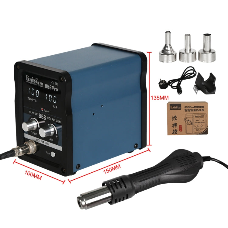 Kaisi 858Pro Smart Sleep Lead-free Digital Display Hot Air Gun Desoldering Station, Plug:US Plug - Electric Soldering Iron by Kaisi | Online Shopping UK | buy2fix