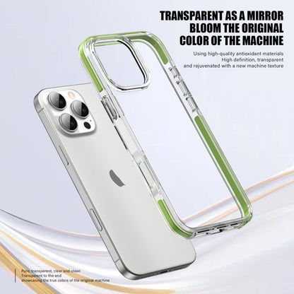 For iPhone 16 Pro TPE Airbag TPU+ PC Full Coverage Phone Case(Transparent) - iPhone 16 Pro Cases by buy2fix | Online Shopping UK | buy2fix