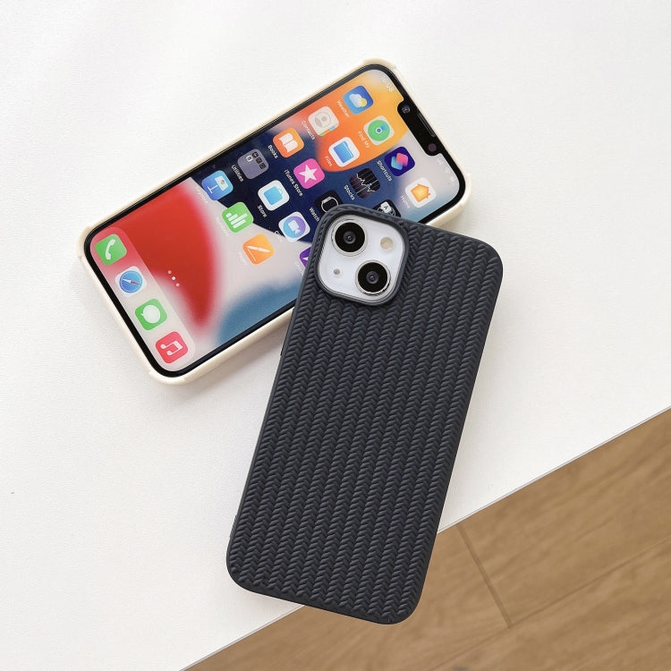 For iPhone 16 Pro Max Weave Texture TPU Phone Case(Black) - iPhone 16 Pro Max Cases by buy2fix | Online Shopping UK | buy2fix