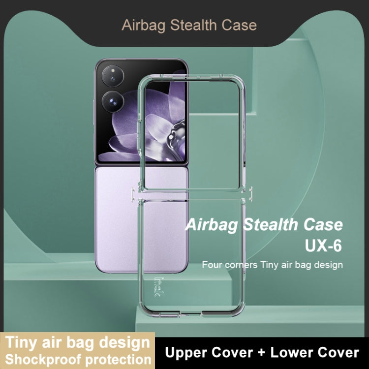 For Xiaomi Mix Flip imak UX-6 series All-inclusive Shockproof Airbag TPU Invisible Phone Case(Transparent) - Mix Flip Cases by imak | Online Shopping UK | buy2fix