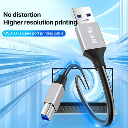 USB 3.0 A Male to USB-B Square Interface Printer Data Transmission Adapter Cable, Length:2m - USB Cable by buy2fix | Online Shopping UK | buy2fix