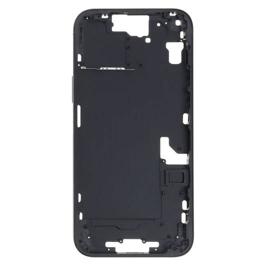 For iPhone 15 Plus Middle Frame Bezel Plate with Side Keys + Card Tray, Version:China Version(Black) - LCD Related Parts by buy2fix | Online Shopping UK | buy2fix