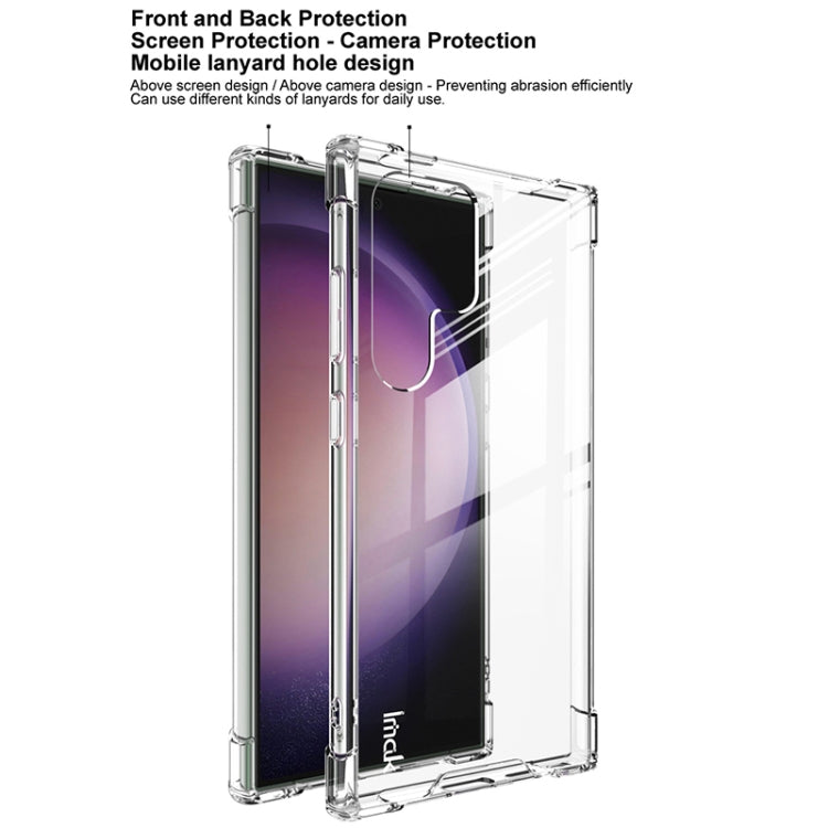 For Samsung Galaxy S24 Ultra 5G IMAK Space Shield PC + TPU Airbag Shockproof Phone Case(Transparent) - Galaxy Phone Cases by imak | Online Shopping UK | buy2fix