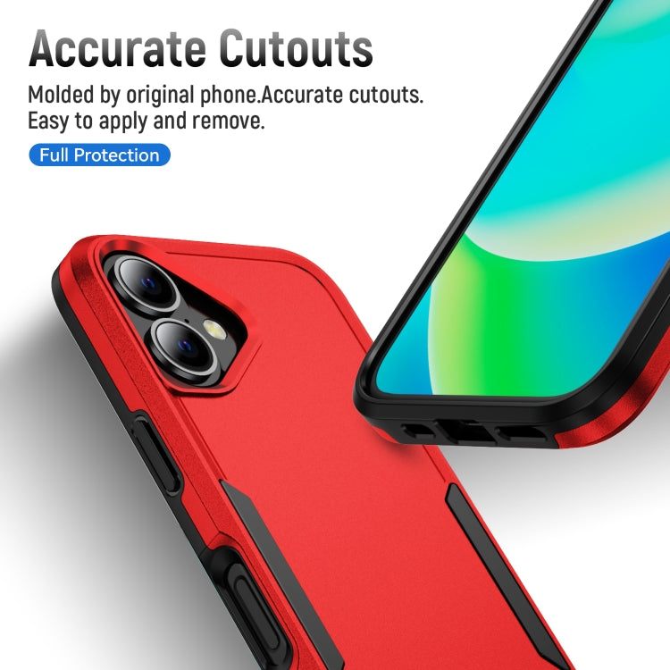 For iPhone 16 Pioneer Armor Heavy Duty PC + TPU Phone Case(Red+Black) - iPhone 16 Cases by buy2fix | Online Shopping UK | buy2fix