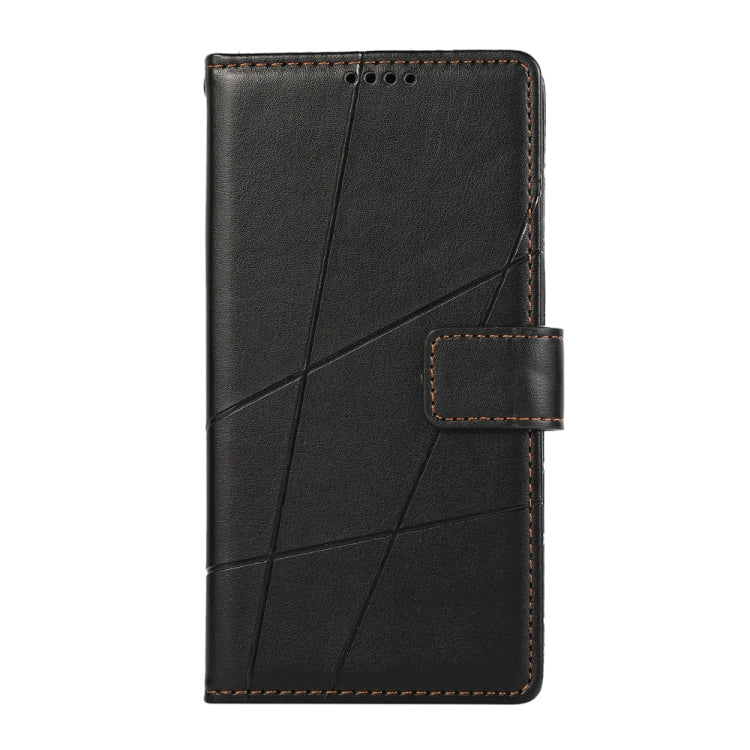 For Redmi K70 Ultra PU Genuine Leather Texture Embossed Line Phone Case(Black) - Xiaomi Cases by buy2fix | Online Shopping UK | buy2fix