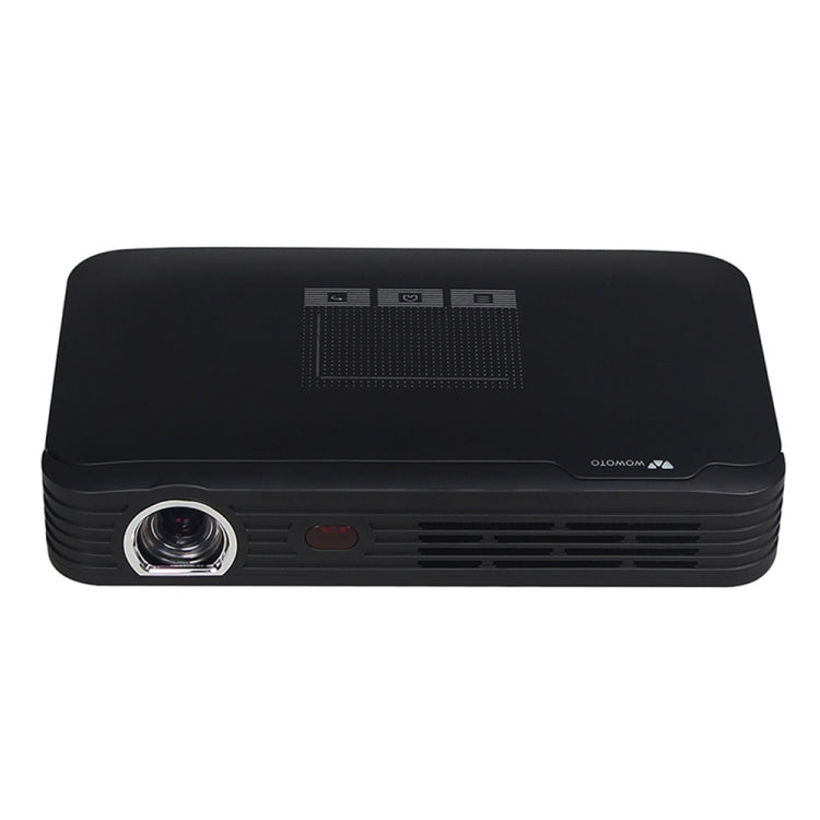 WOWOTO T9 1280 x 800 RGB LED Portable Projector Android 6.0 2GB+16GB, Plug Type:EU Plug(Black) - LED Projector by WOWOTO | Online Shopping UK | buy2fix