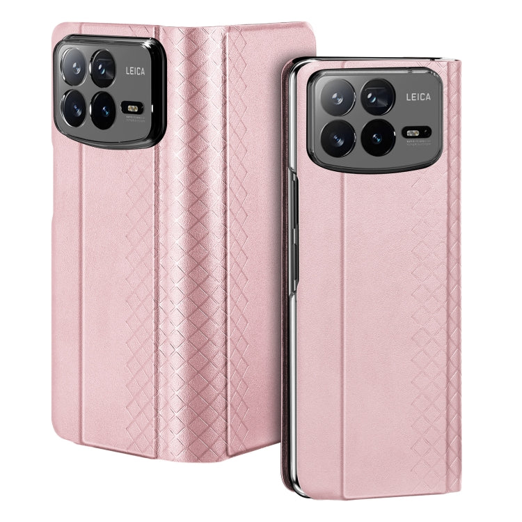 For Xiaomi Mix Fold 4 DUX DUCIS Bril Series PU + TPU Phone Case(Pink) - Mix Fold 4 Cases by DUX DUCIS | Online Shopping UK | buy2fix