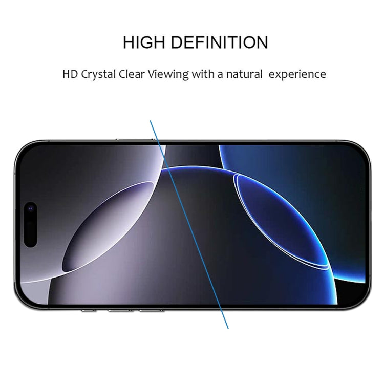 For iPhone 16 Pro Max Full Glue Screen Tempered Glass Film - iPhone 16 Pro Max Tempered Glass by buy2fix | Online Shopping UK | buy2fix