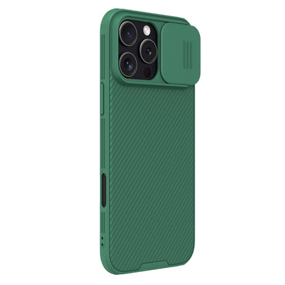 For iPhone 16 Pro Max NILLKIN CamShield Pro PC Phone Case(Green) - iPhone 16 Pro Max Cases by NILLKIN | Online Shopping UK | buy2fix