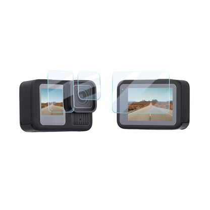 For GoPro HERO13 Black Sunnylife 3 in 1 Lens Protector Front and Rear Screen Tempered Glass Films, Quantity:1 + 1 + 1 Sets - Protective Film by Sunnylife | Online Shopping UK | buy2fix