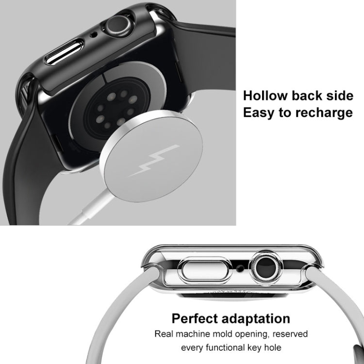 For Apple Watch Series 10 42mm imak Integrated Watch Case with Film(Transparent) - Watch Cases by imak | Online Shopping UK | buy2fix