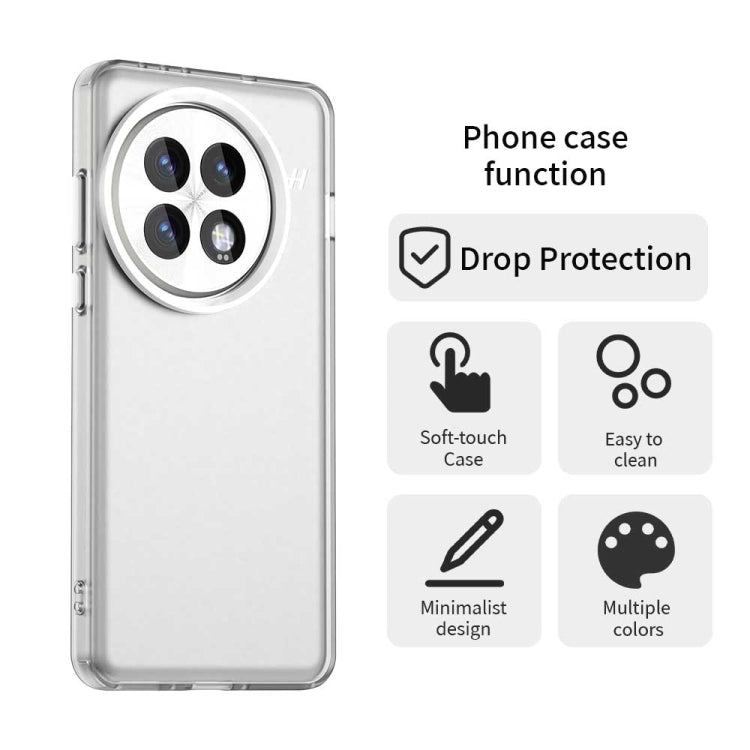 For OnePlus 13 Candy PC Hybrid TPU Shockproof Phone Case(White) - OnePlus Cases by buy2fix | Online Shopping UK | buy2fix