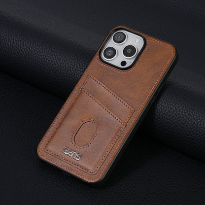 For iPhone 16 Pro Max AZNS K1 Series Card Slot Business Phone Case(Brown) - iPhone 16 Pro Max Cases by AZNS | Online Shopping UK | buy2fix