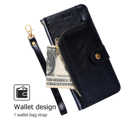 For iPhone 16 Plus Zipper Bag Leather Phone Case(Black) - iPhone 16 Plus Cases by buy2fix | Online Shopping UK | buy2fix