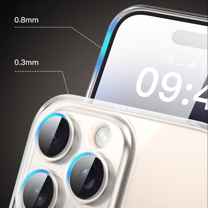 For iPhone 16 Pro TOTU PC-1 Soft Series Precision Lens Holes TPU Phone Case(Transparent) - iPhone 16 Pro Cases by TOTUDESIGN | Online Shopping UK | buy2fix