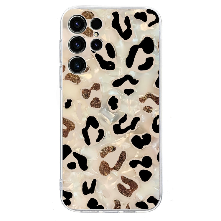 For Samsung Galaxy S25 Ultra 5G Colorful Painting Pattern TPU Phone Case(Leopard) - Galaxy S25 Ultra 5G Cases by buy2fix | Online Shopping UK | buy2fix