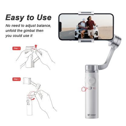 FUNSNAP Capture π Aluminum Alloy Arm 3-Axis Handheld Phone Gimbal, Basic Version(Grey) - Handheld Gimbals by FUNSNAP | Online Shopping UK | buy2fix