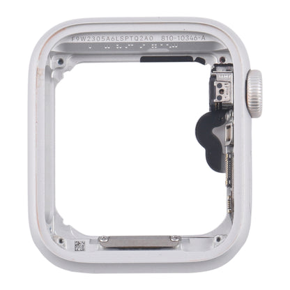 For Apple Watch Series 4 44MM GPS Aluminium Alloy Middle Frame Bezel Plate with Crown Spin Axis Flex Cable(Silver) - Middle Frame by buy2fix | Online Shopping UK | buy2fix