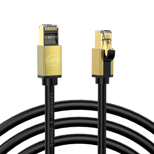 1m Home Fiber Bandwidth 10 Gigabit CAT8 Network Cable(Gold) - Lan Cable and Tools by buy2fix | Online Shopping UK | buy2fix