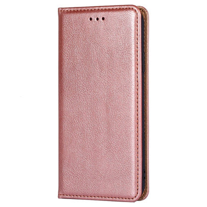 For Samsung Galaxy S25 Ultra 5G Gloss Oil Solid Color Magnetic Leather Phone Case(Rose Gold) - Galaxy S25 Ultra 5G Cases by buy2fix | Online Shopping UK | buy2fix