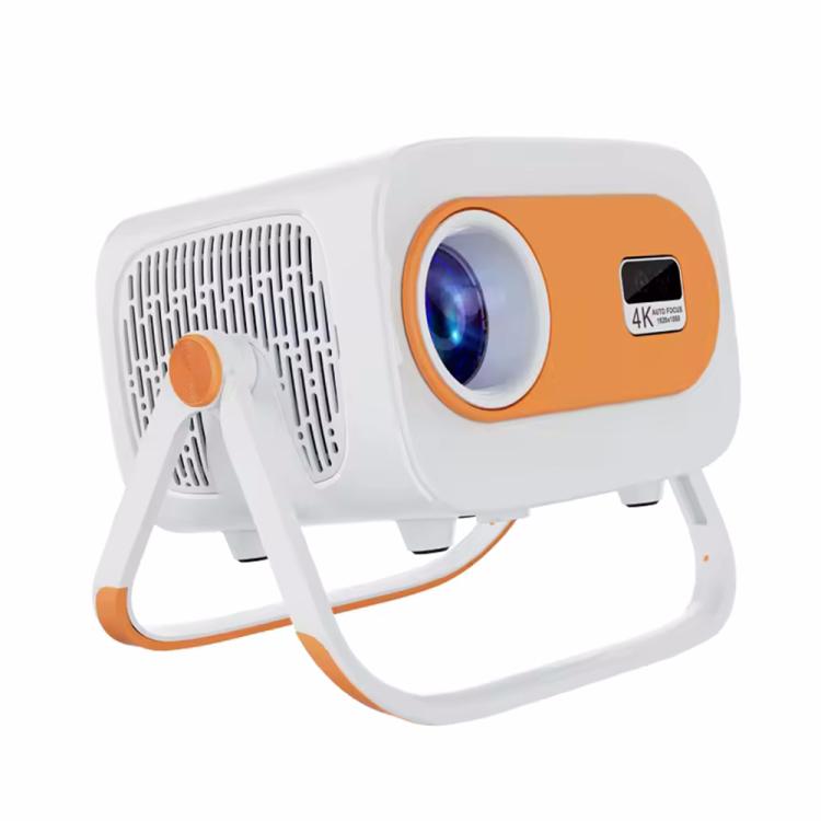 JY325 1280 x 720P 200ANSI Amlogic H713 CPU Android 11.0 Portable Projector, UK Plug(White) - LED Projector by buy2fix | Online Shopping UK | buy2fix