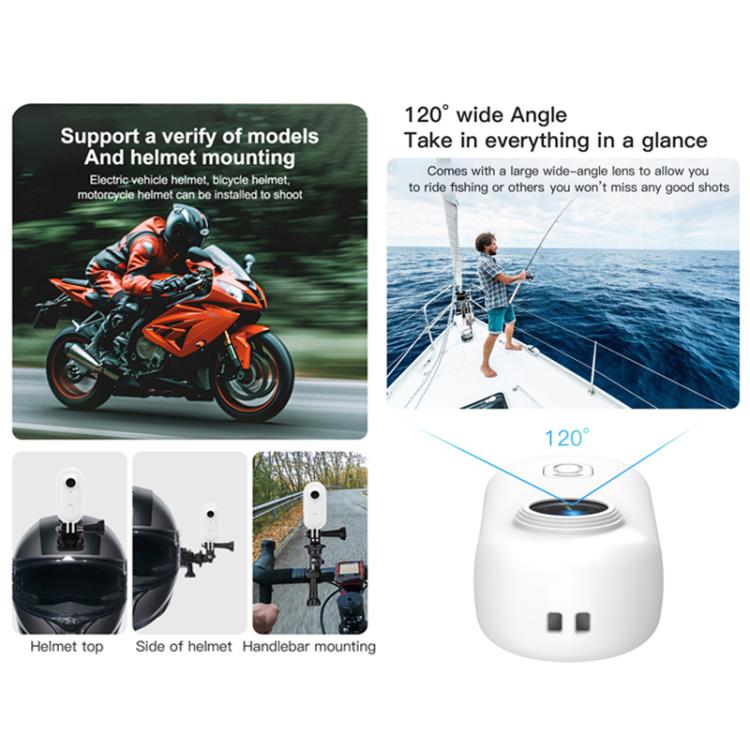 H88 1080P Thumb Sports Camera Mini WiFi Camera, Specification:Simple Version(Black) - Video Cameras by buy2fix | Online Shopping UK | buy2fix