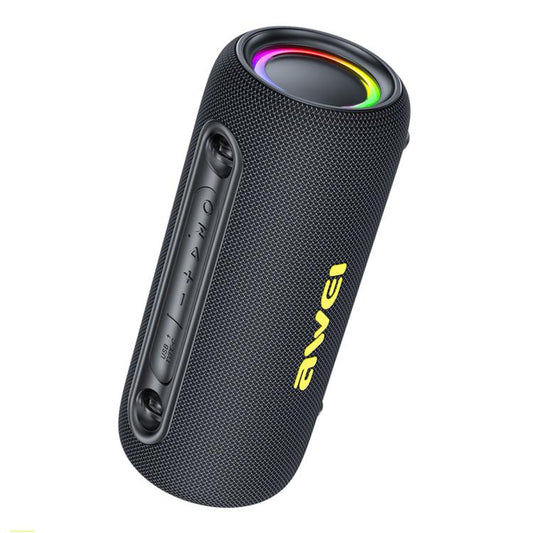 awei KA33 Portable Outdoor Waterproof Bluetooth Speaker Subwoofer(Black) - Desktop Speaker by awei | Online Shopping UK | buy2fix