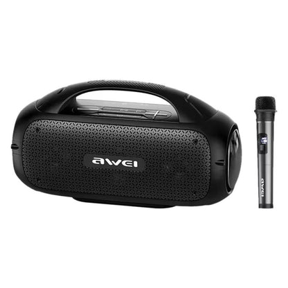 awei Y886 Portable TWS Bluetooth Speaker with Microphone(Black) - Desktop Speaker by awei | Online Shopping UK | buy2fix