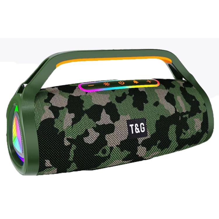 T&G TG417 40W Portable Outdoor Bass Dual Microphone Wireless Bluetooth Speaker(Camouflage) - Desktop Speaker by T&G | Online Shopping UK | buy2fix