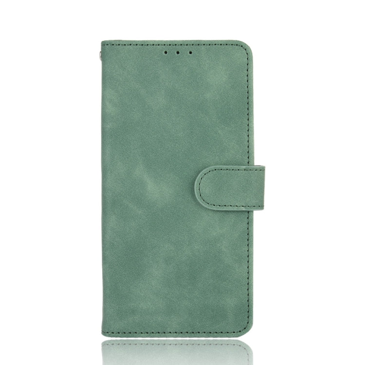 For Google Pixel 4a Solid Color Skin Feel Magnetic Buckle Horizontal Flip Calf Texture PU Leather Case with Holder & Card Slots & Wallet(Green) - Google Cases by buy2fix | Online Shopping UK | buy2fix